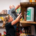 Food storage at Providence House Male Rehab center