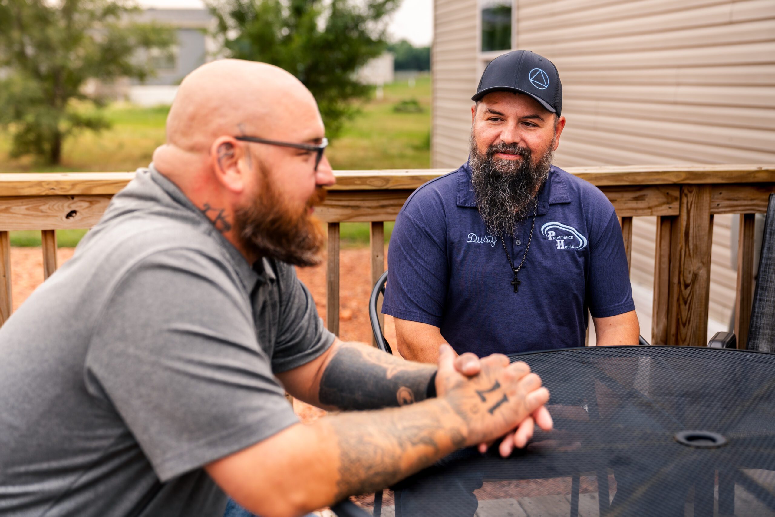 Workers at Providence House Male Rehab Center
